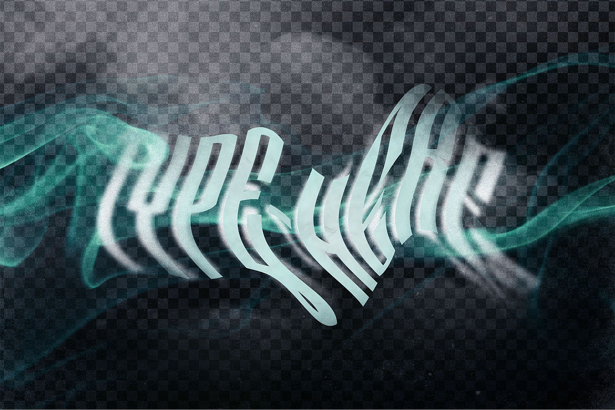 Smoky Text Effect Template, a Layer Style Add-On by DesignerCandies (Photo 2 of 5)