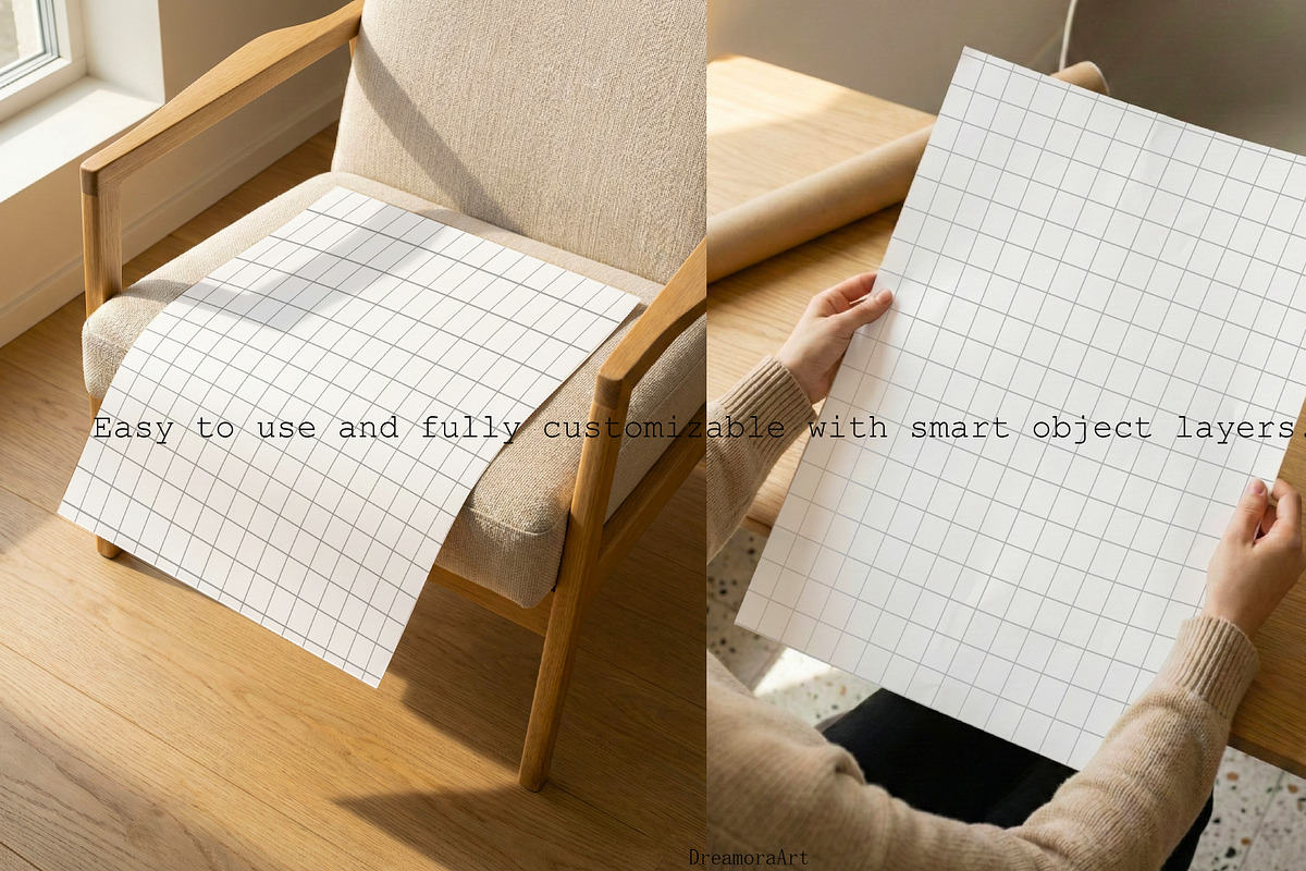 Natural Frame Mockups Set PSD, a Mockup by DreamoraArt (Photo 4 of 5)