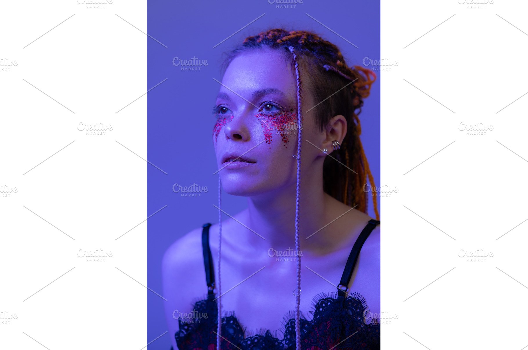 Cinematic night portrait of woman, a Beauty & Fashion Photo by Alexander-Piragis