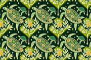 A set of seamless turtles patterns, a Pattern Graphic by Designs by Helen Trupak (Thumbnail 3 of 4)