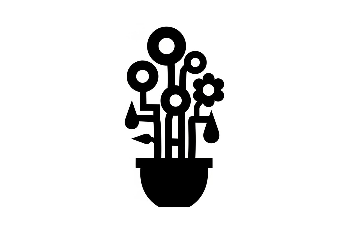 Flower Pot Silhouette Vector Bundle, an Illustration by jahid234 (Photo 33 of 49)