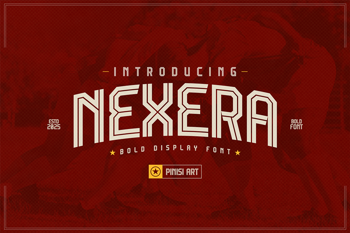 NEXERA, a Sans Serif Font by Pinisi ART (Photo 1 of 10)