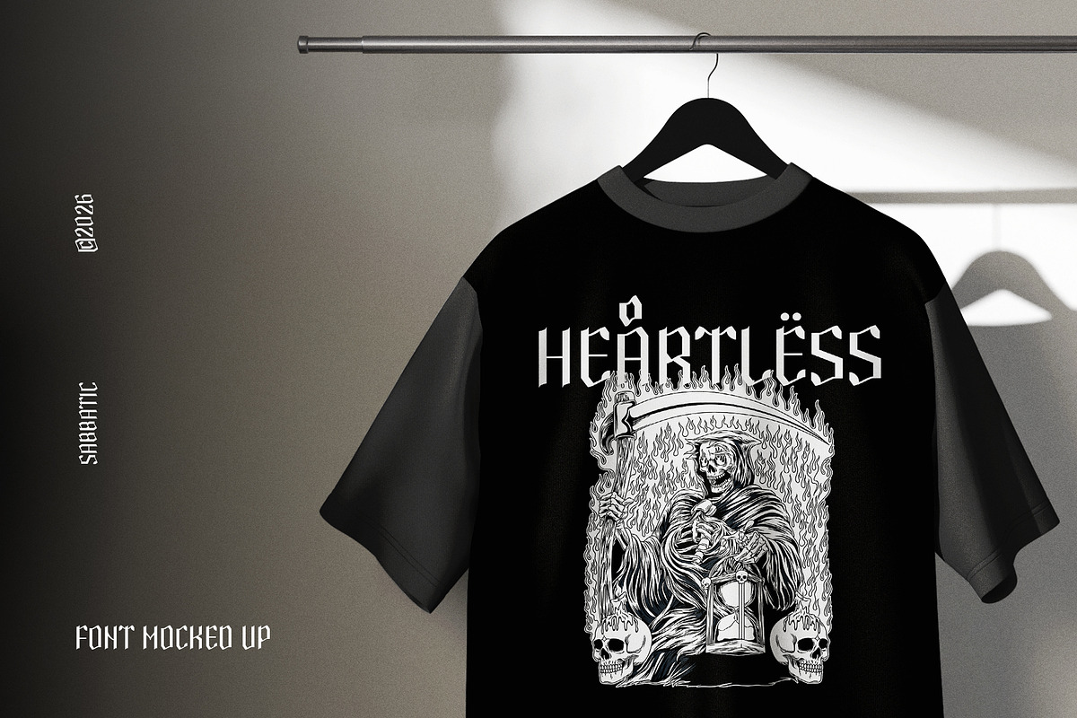 Sabbatic - Modern Doom Gothic Font, a Font by riff.type (Photo 9 of 10)