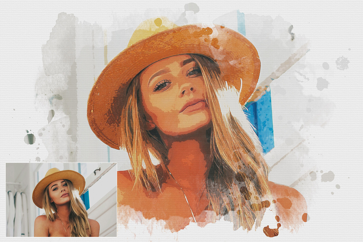 Artistic Watercolor Paint Effect, an Action Add-On by liptouse (Photo 7 of 9)