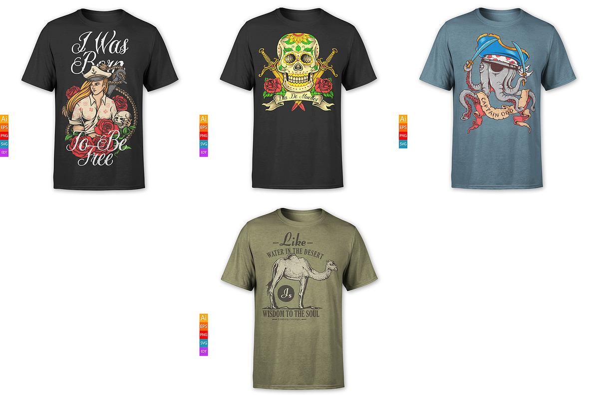 100 T-Shirt and Merchandise Graphics, an Animal Illustration by TSV Art Collective (Photo 23 of 23)