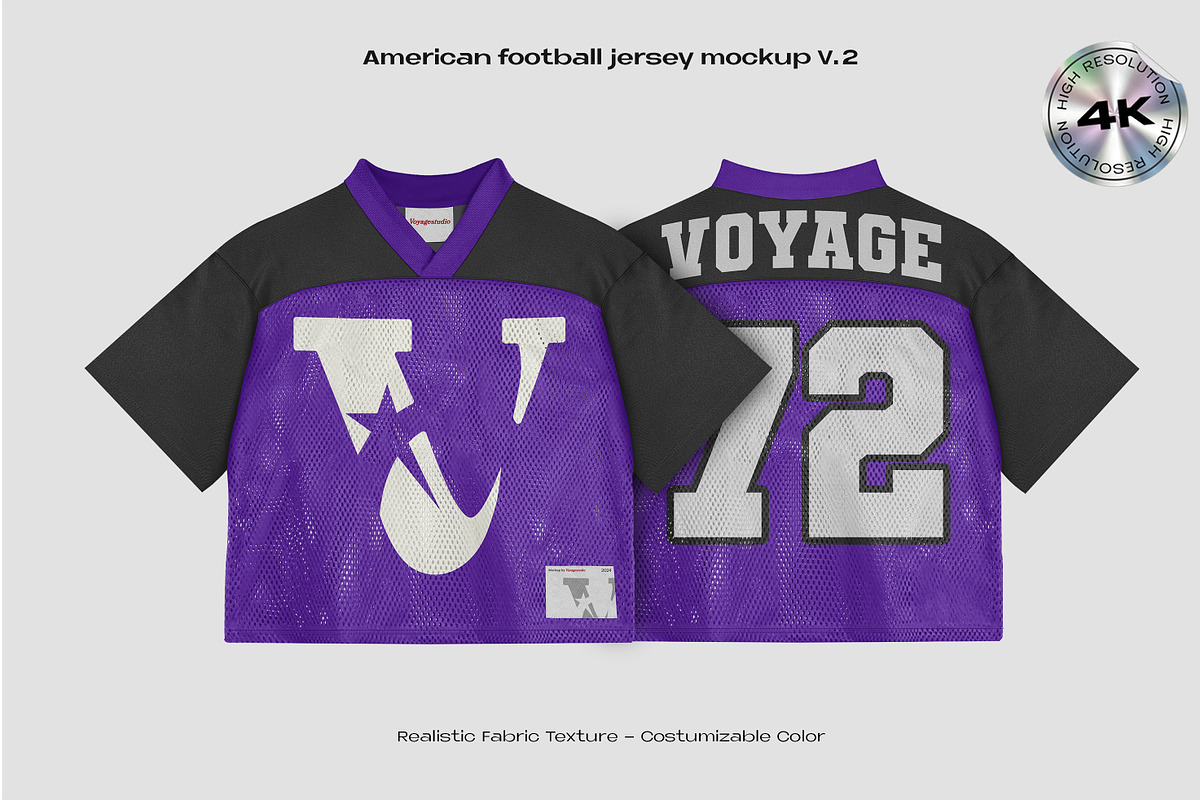 Nfl american football jersey mockup, a Shirt Mockup by Voyage Studio (Photo 1 of 3)