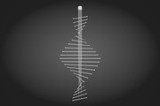 DNA Chandelier Light Fitting, a Furniture 3D Model by Morne Studio (Thumbnail 3 of 5)