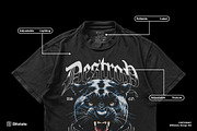 Oversized T-Shirt Mockup, a Shirt Mockup by Bitstate Design (Thumbnail 3 of 4)