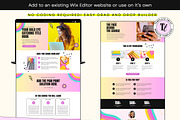 Colorful Wix Editor Sales Template, a Wix Template by Template Twist Shop (Thumbnail 7 of 10)