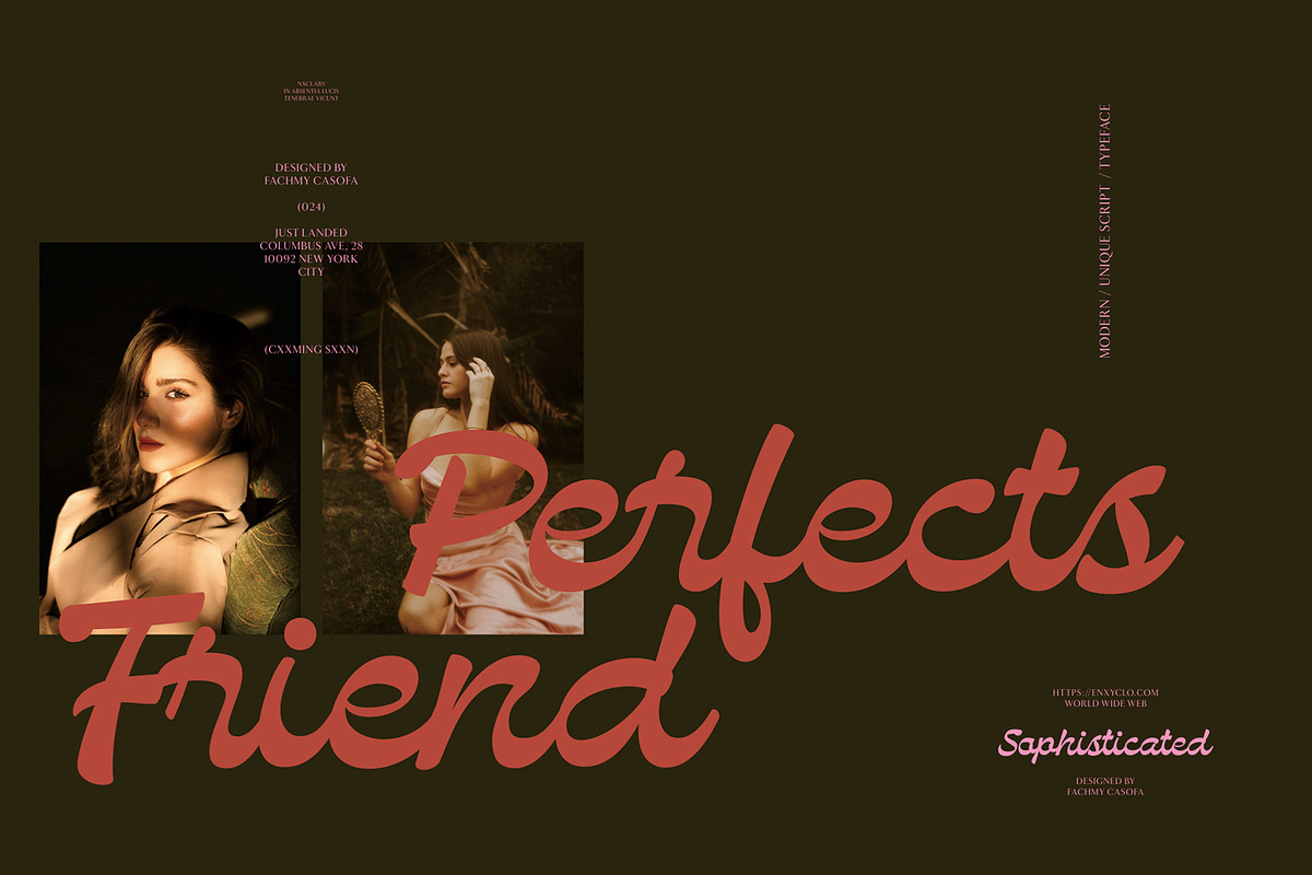 NCL Bendstag - Modern Script, a Script Font by Enxyclo Studio (Photo 9 of 16)