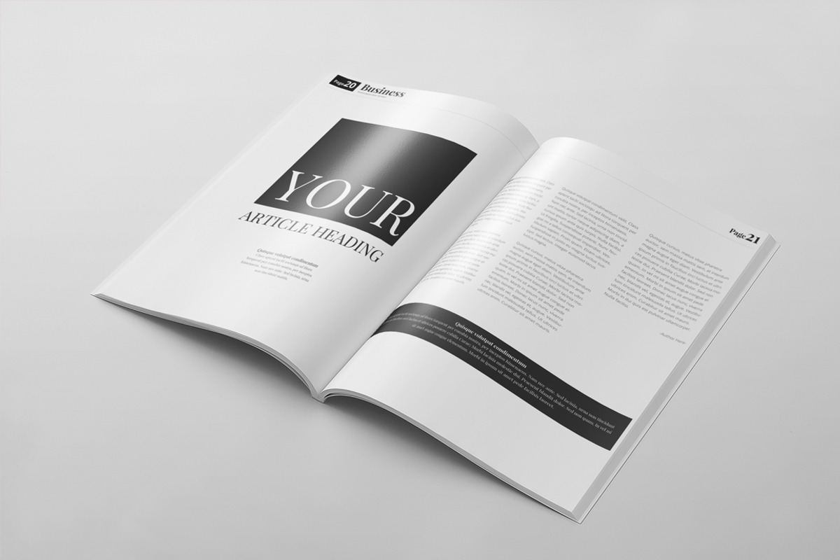 Magazine Template 45, a Magazine Template by pmvch (Photo 10 of 15)