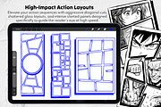 Comic Storyboard Procreate Stamps, a Brush Add-On by Selentaori Studio (Thumbnail 8 of 11)