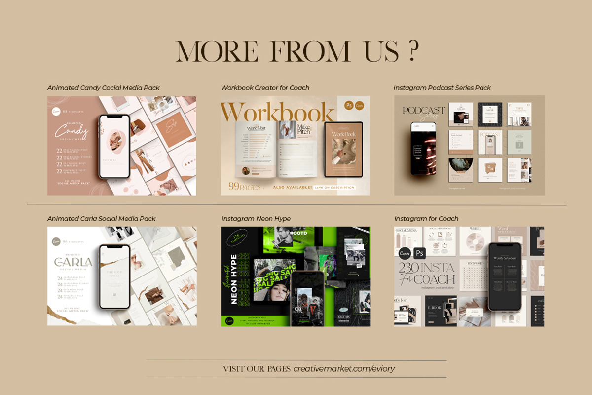 Instagram Notifications CANVA PS, a Social Media Template by Eviory (Photo 11 of 11)