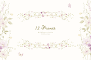 Watercolor Wildflower Garden, a Decorative Illustration by Altea Design Studio (Thumbnail 10 of 18)