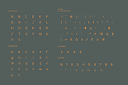 Ersota Futuristic Tech Font, a Sans Serif Font by baqoos (Thumbnail 8 of 8)