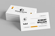 Simple Business Card Layout, a Business Card Template by ContestDesign (Thumbnail 1 of 2)