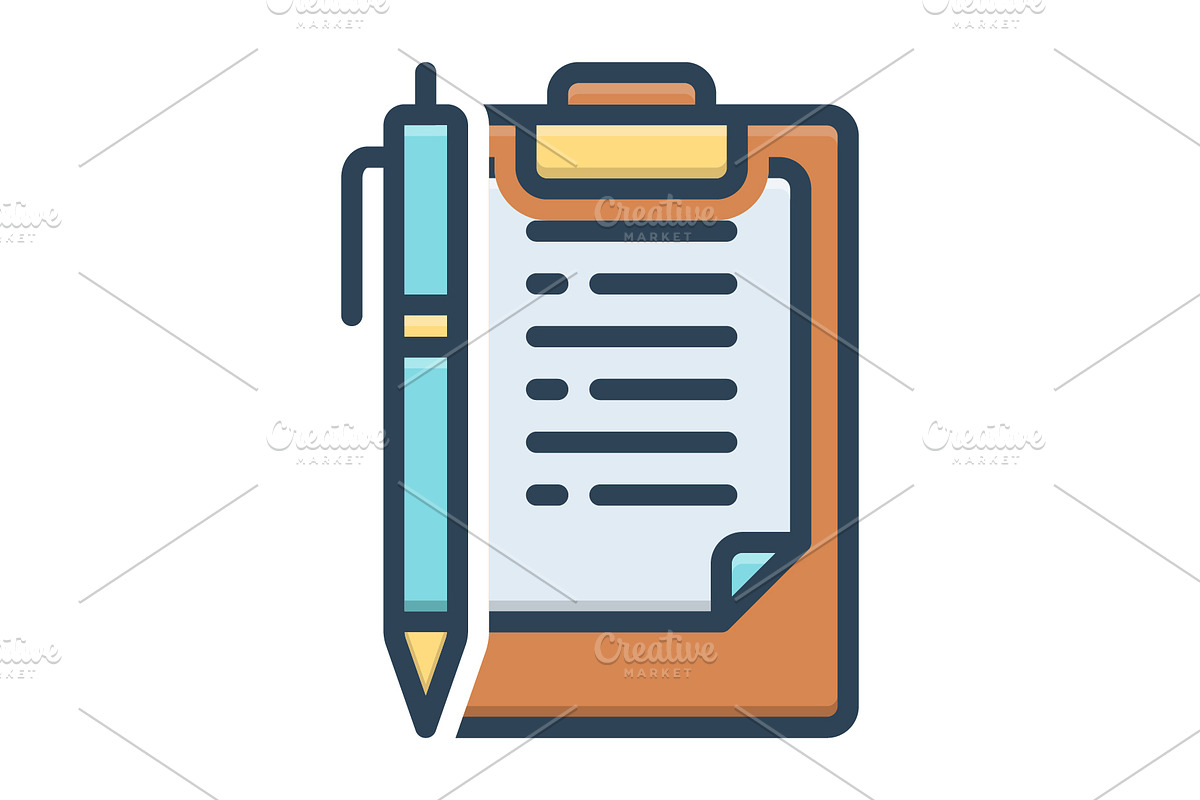 Note sheet color icon, a Duotone Icon by Creative priyanka