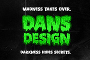 Death Secrets Halloween Melting, a Blackletter Font by dansdesign (Thumbnail 8 of 8)
