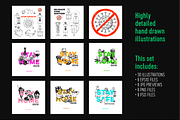 Hand drawn Covid-19 illustrations, a Healthcare Illustration by Natalya Levish (Thumbnail 2 of 2)