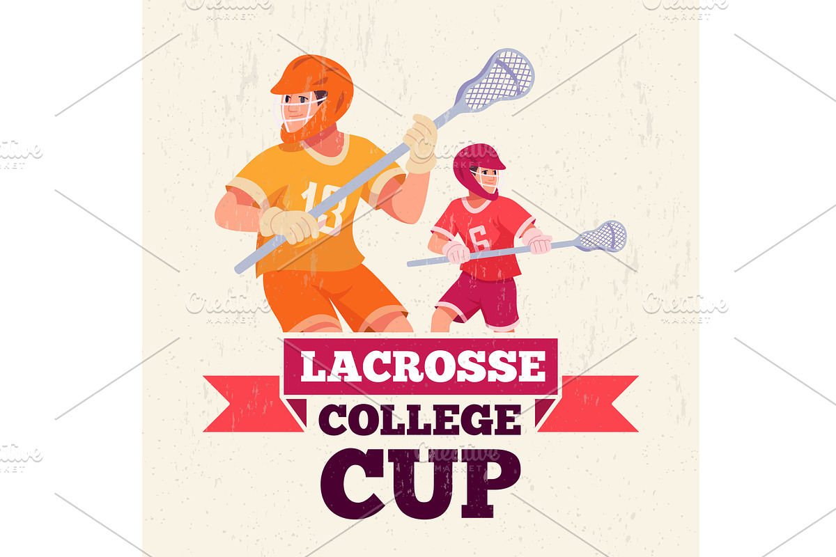 Lacrosse. college cup for lacrosse, a Sport Illustration by Onyx