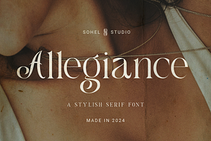 Allegiance - Unique Alternate Font