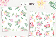 SALE!Tropical Blossom Watercolor Set, a Decorative Illustration by Irina Diasli (Thumbnail 9 of 14)