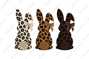 Hand Painted Leopard Easter Bunny, an Illustration by CraftArtStudio (Thumbnail 1 of 4)