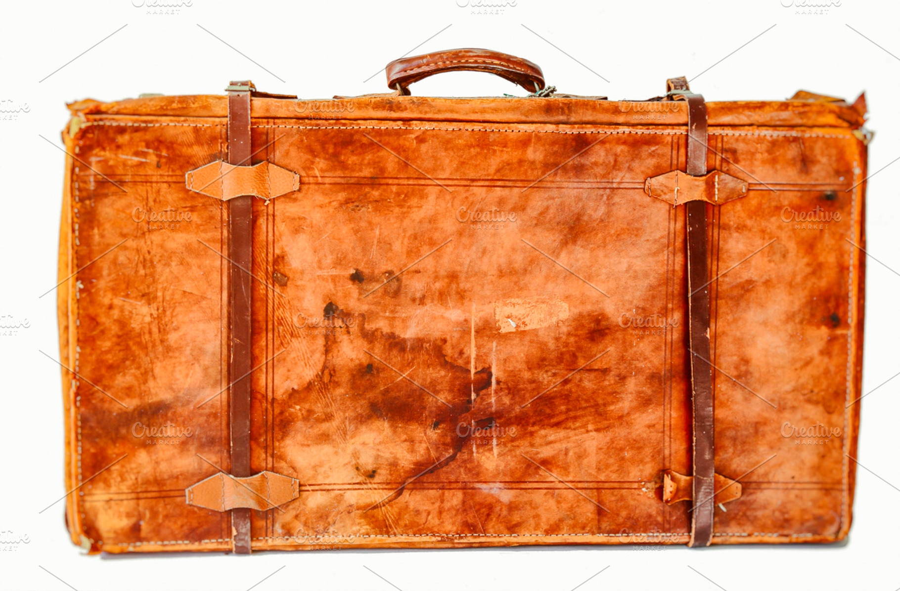 Old Leather Suitcase Stock Photo Containing Transport And Travel