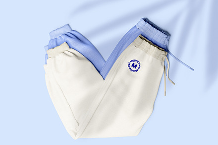 Folded Pants Mockup