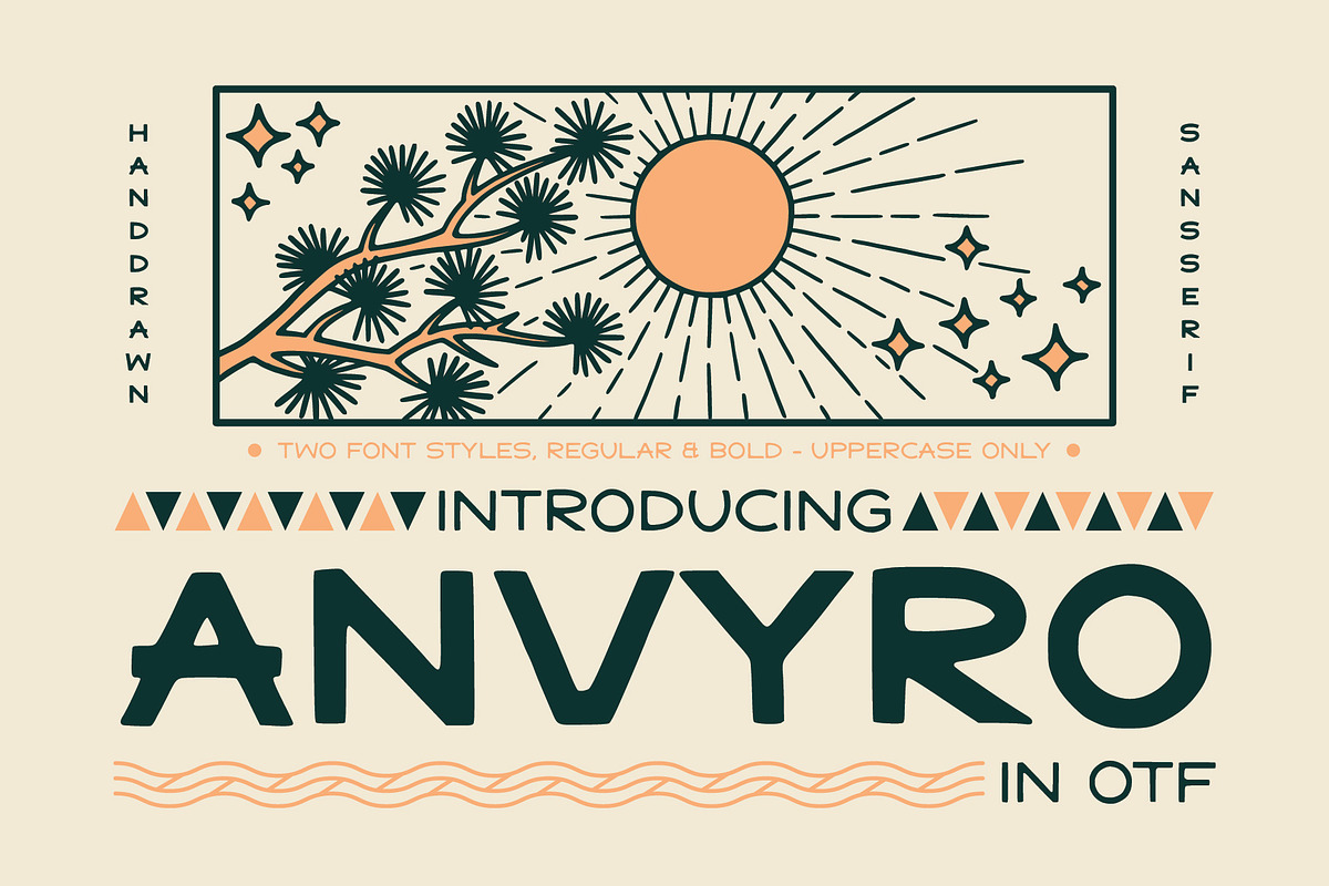 ANVYRO, a Sans Serif Font by Blazing Sun Creative (Photo 1 of 5)
