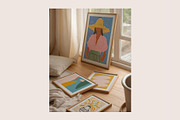 Frames Mockups Bundle - 10 Mockups, a Household Mockup by Tomasz Ganclerz (Thumbnail 7 of 10)