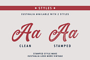 Eusthalia Typeface, a Script Font by YdhraStudio (Thumbnail 2 of 11)