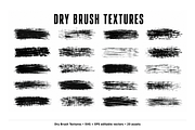 204 Ink Texture Vector Brushes, a Brush Add-On by ZinetroN (Thumbnail 5 of 13)