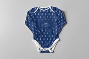 Baby Bodysuit Mock-up 2, a Shirt Mockup by Yogurt86 (Thumbnail 3 of 11)