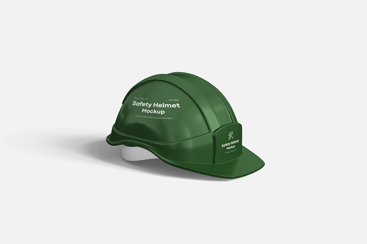 Safety Helmet Mockup, a Product Mockup by Indah (Photo 2 of 6)