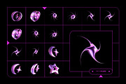 3D Y2K Objects - 111 illustrations, an Object Graphic by assetpro.design (Thumbnail 14 of 15)