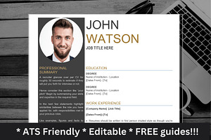 Professional Word CV Template