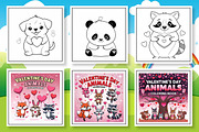Valentine's Day Animals Coloring, an Arts & Entertainment Photo by Wow Magic (Thumbnail 1 of 3)