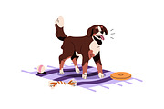 Dog behavior problems set, an Animal Illustration by PaperTrident (Thumbnail 9 of 15)