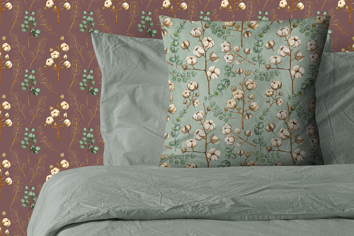 Cotton Glow Watercolor Set, a Decorative Illustration by Aurella Art (Photo 14 of 16)