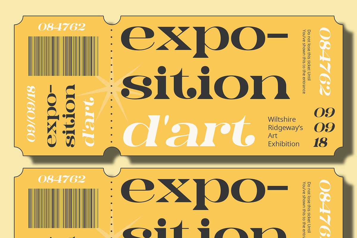 Lamna – Wide Serif Font, a Serif Font by Craft Supply Co. (Photo 4 of 8)