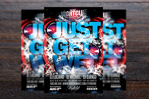 Just Get Wet Party Flyer