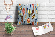 Watercolor Feathers, an Illustration by Pixavics (Thumbnail 6 of 6)