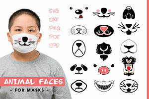 Animal Faces Mask Bundle