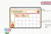 2026 Cute Digital Planner, a Templates & Theme by Sahara (Thumbnail 4 of 5)