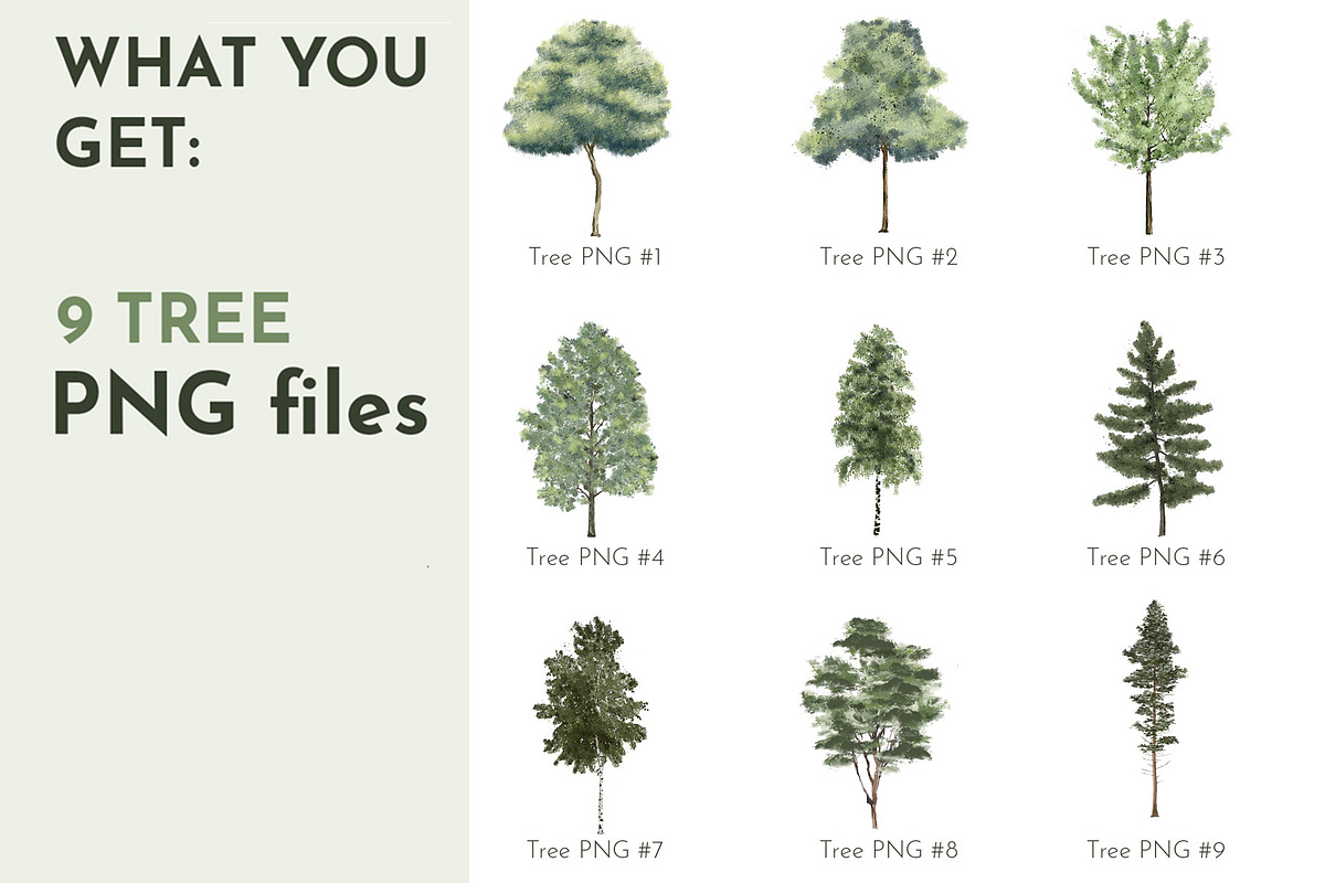 Photoshop Brush Set ABSTRACT TREE, a Brush Add-On by archibicc (Photo 2 of 5)
