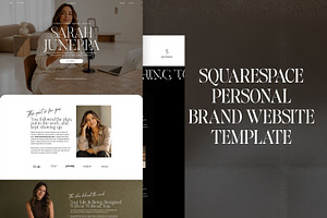 Squarespace Personal Brand Website