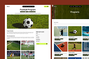 Sport Academy Framer Template, an UI Kit Template by Rozepaars Design (Thumbnail 4 of 4)