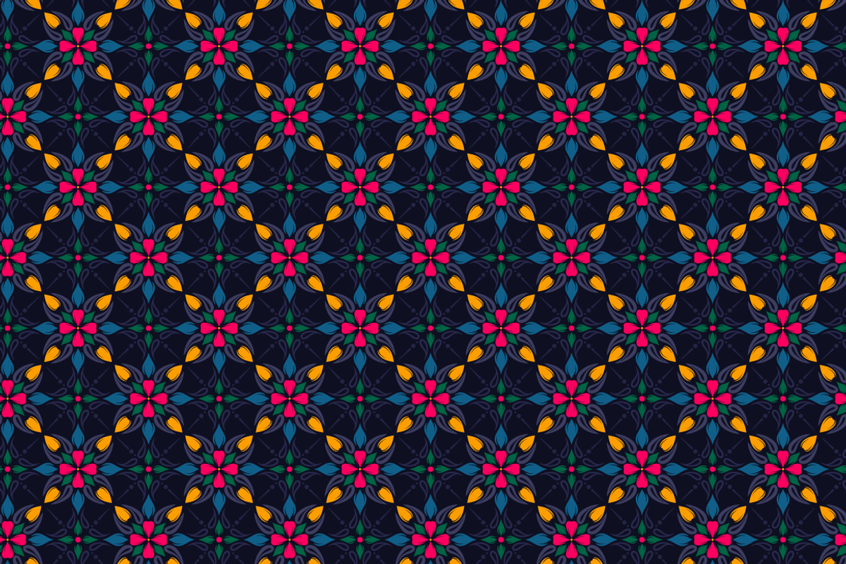 Cute Pink Flowers Seamless Pattern, a Pattern Graphic by Mightyfire