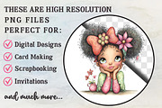 Melanin Queen Clipart Bundle, a Person Illustration by RobertsArt (Thumbnail 2 of 5)
